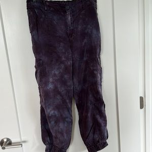 Tie Dye Design Cargo Pants